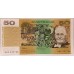 AUSTRALIA 1993 . FIFTY 50  DOLLAR BANKNOTE . ERROR . MISSING INK . FIRST ERROR LIKE THIS